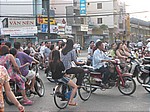Strassenchaos in Saigon