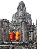 Moenche im Bayon